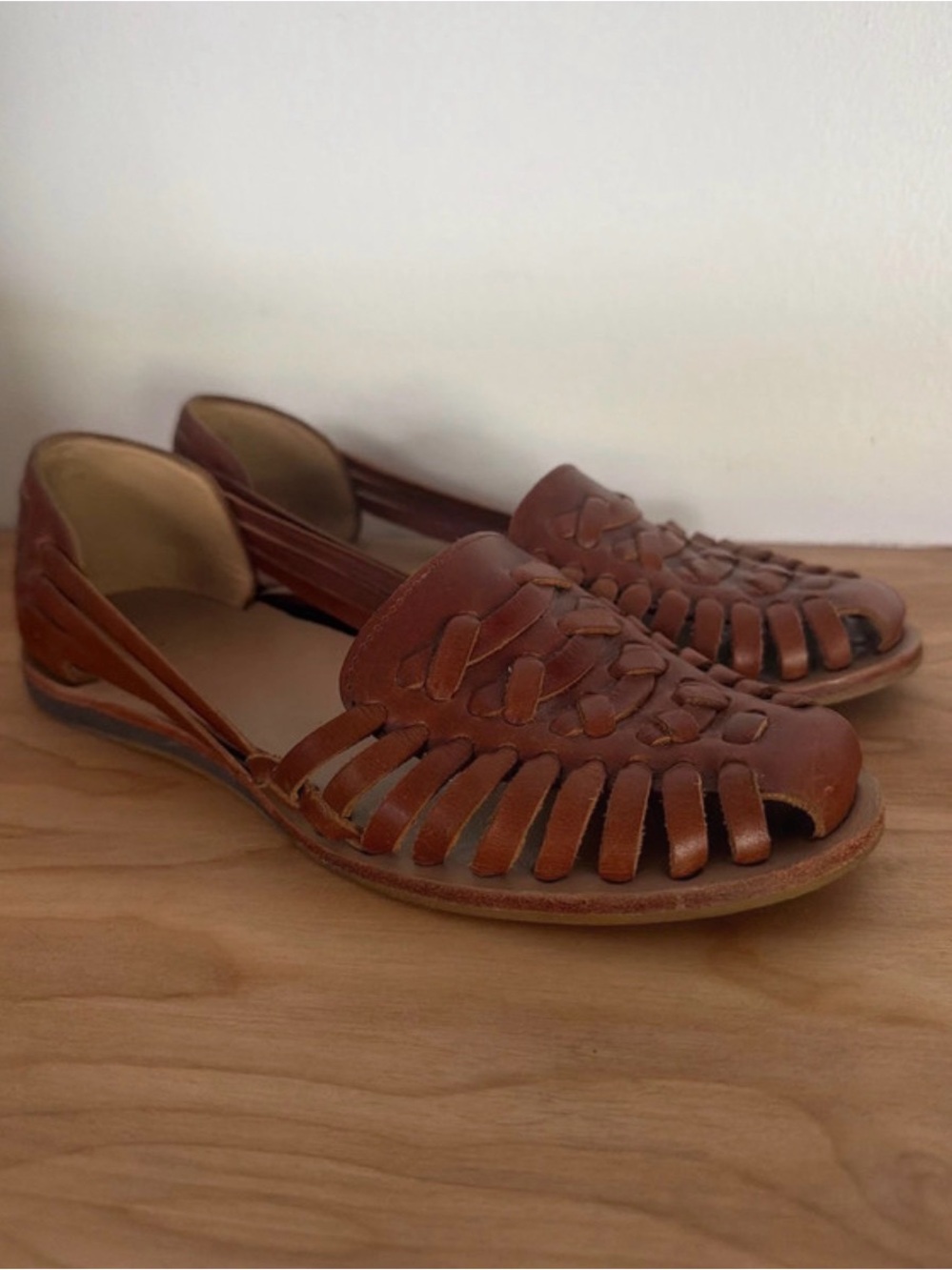Nisolo Brown Woven Leather